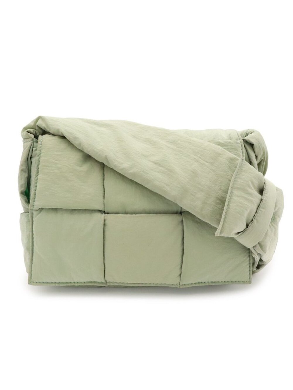 Bottega Veneta Maxi Intrecciato Padded Tech Cassette Small Shoulder Bag Nylon